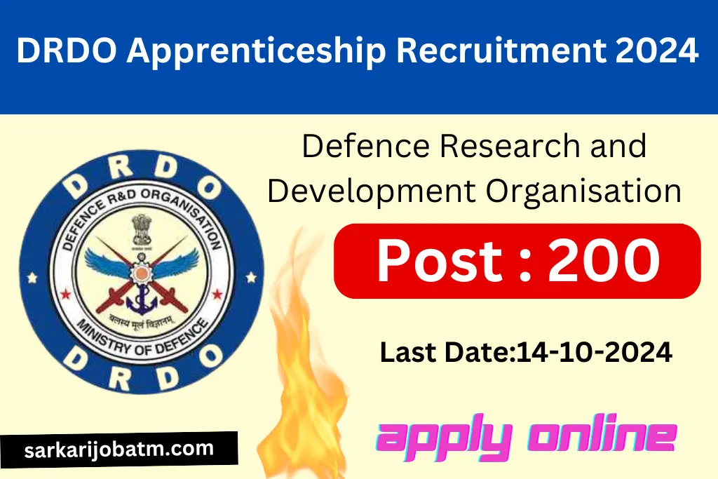 DRDO Apprentice Recruitment 2024