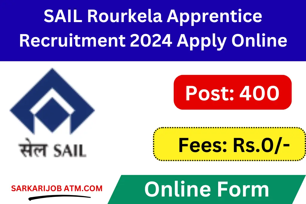 SAIL Rourkela Apprentice Recruitment 2024 Apply Online